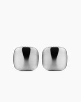 Streamline® Cushion Cufflinks in Sterling Silver, 17mm